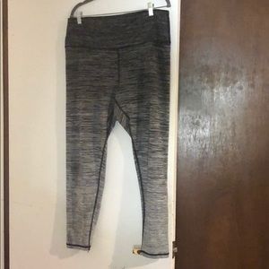 Aerie leggings black/white ombré pattern size XXL